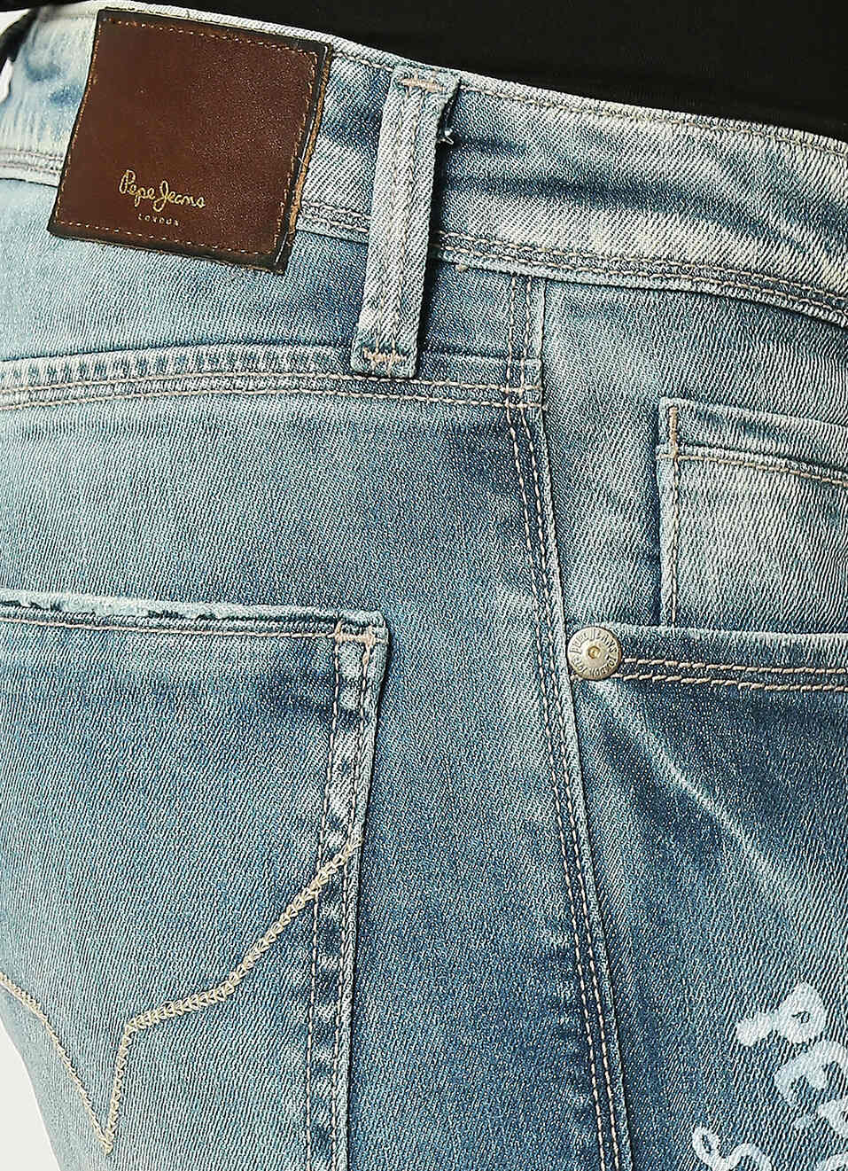 Tapered Vapour Tapered Fit Low Waist Jeans, , large image number 4