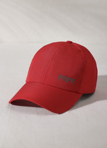 Red Printed Sports Cap