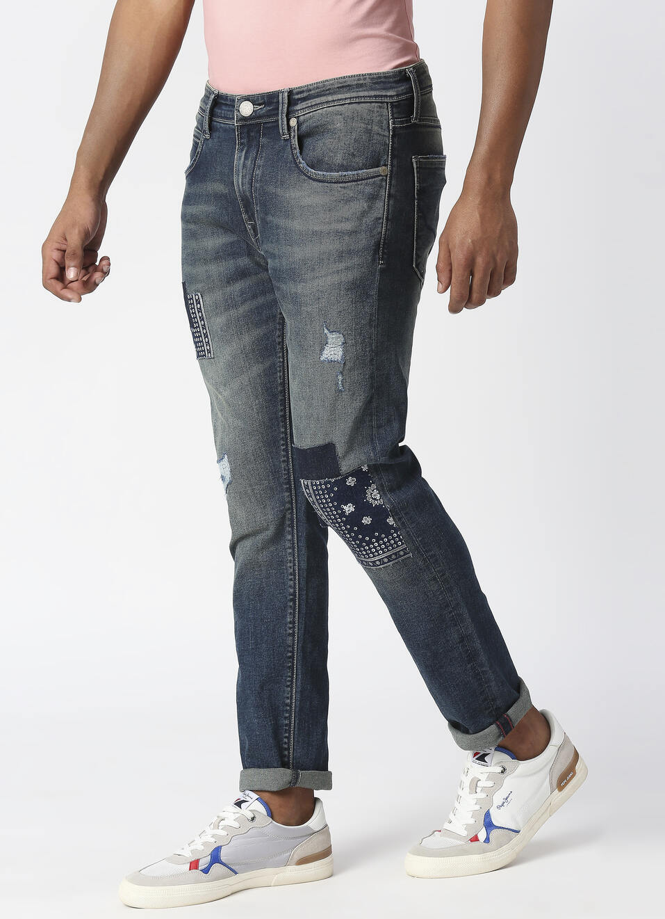 Vapour Slim Fit Mid Waist Jeans, , large image number 3