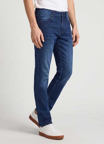 Men Dark Blue Slim Stretchable Jeans