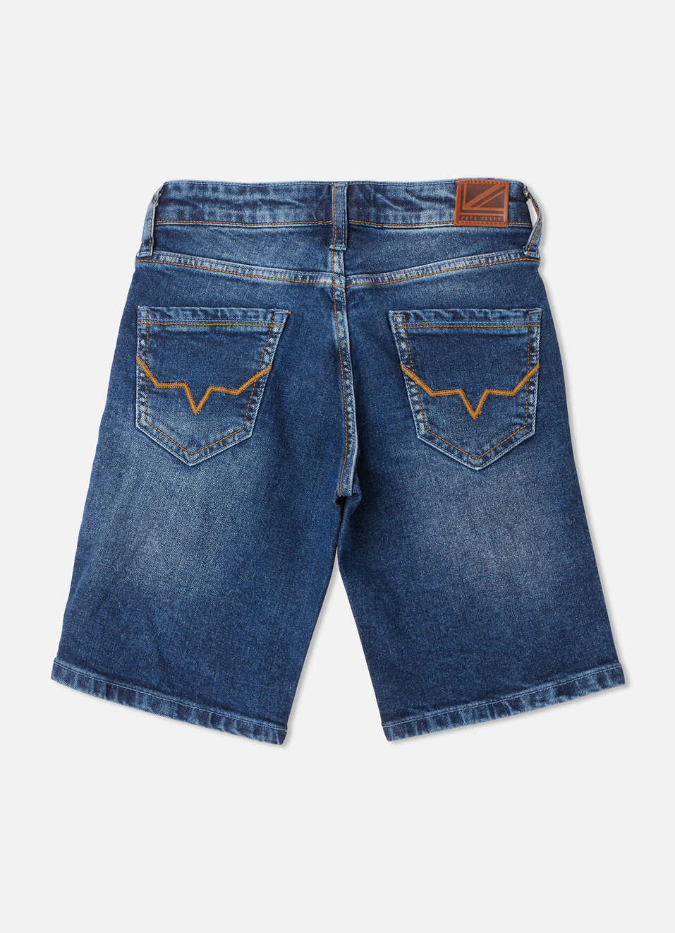 Perf Slim Fit Mid Waist Denim Shorts, , large image number 2