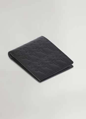 Black Embossed Wallet  