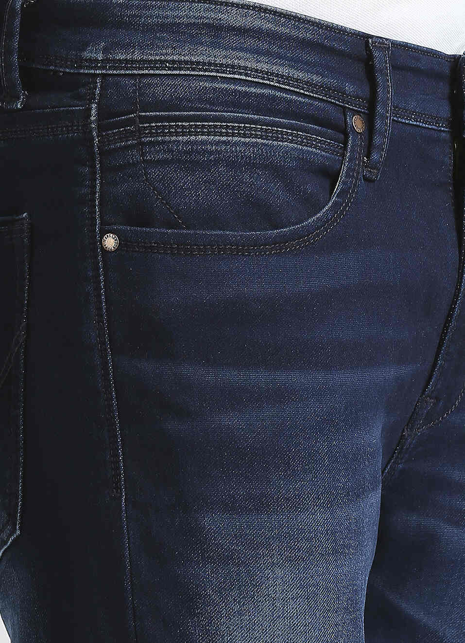 Chinox Blue Mid Waist Gymindigo Jeans, , large image number 4