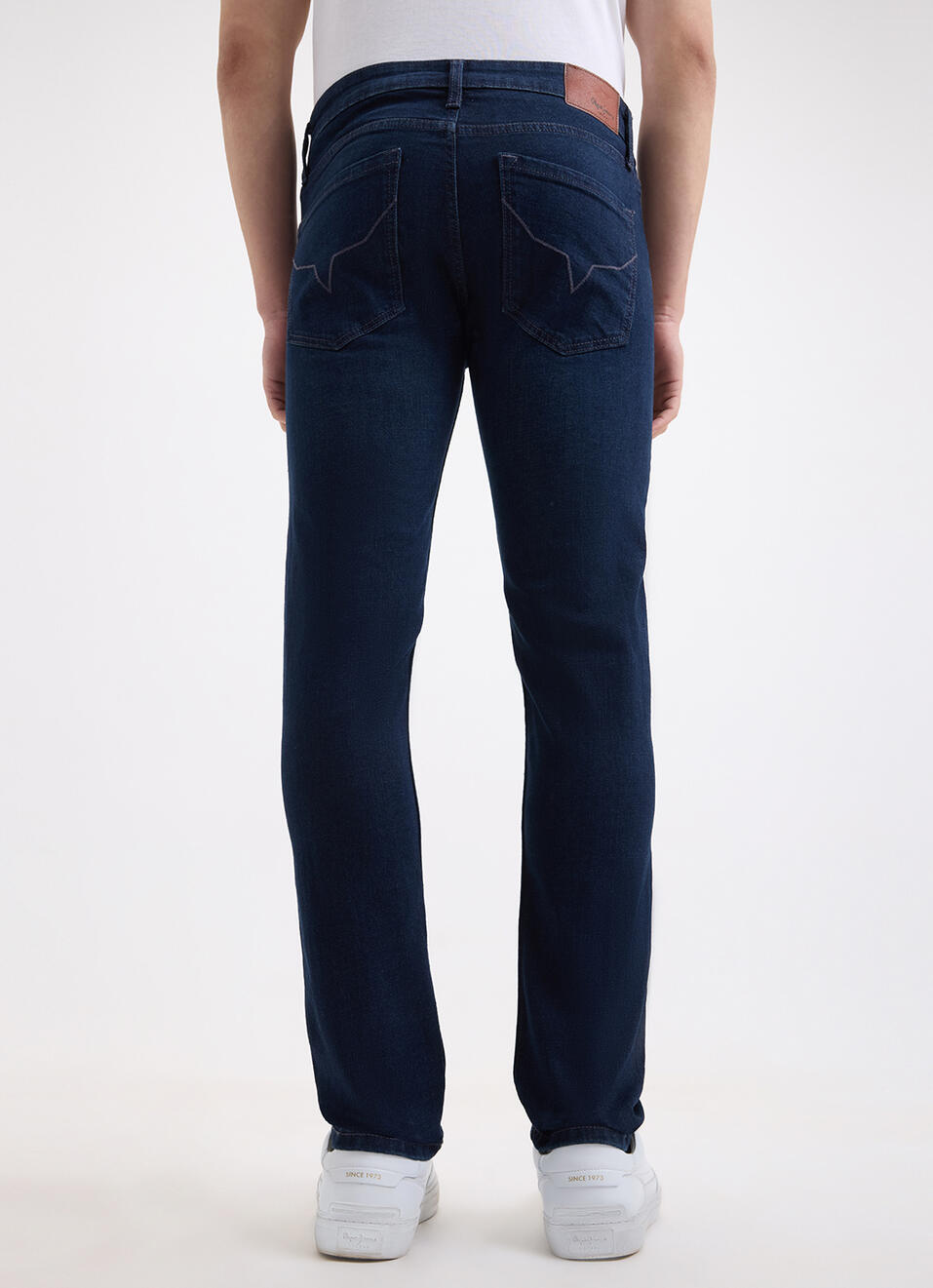 Men Blue Slim Tapered Fit Low Rise Distressed Jeans , , large image number 3