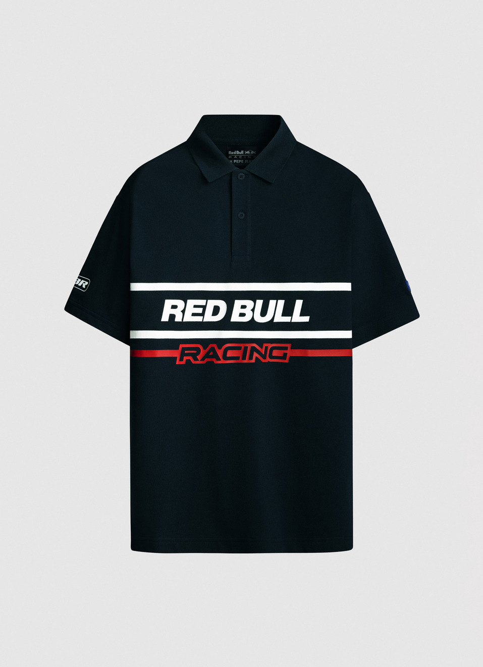 Red Bull Racing X Pepe Jeans Moto Panel Logo Oversized Polo, , large image number 5