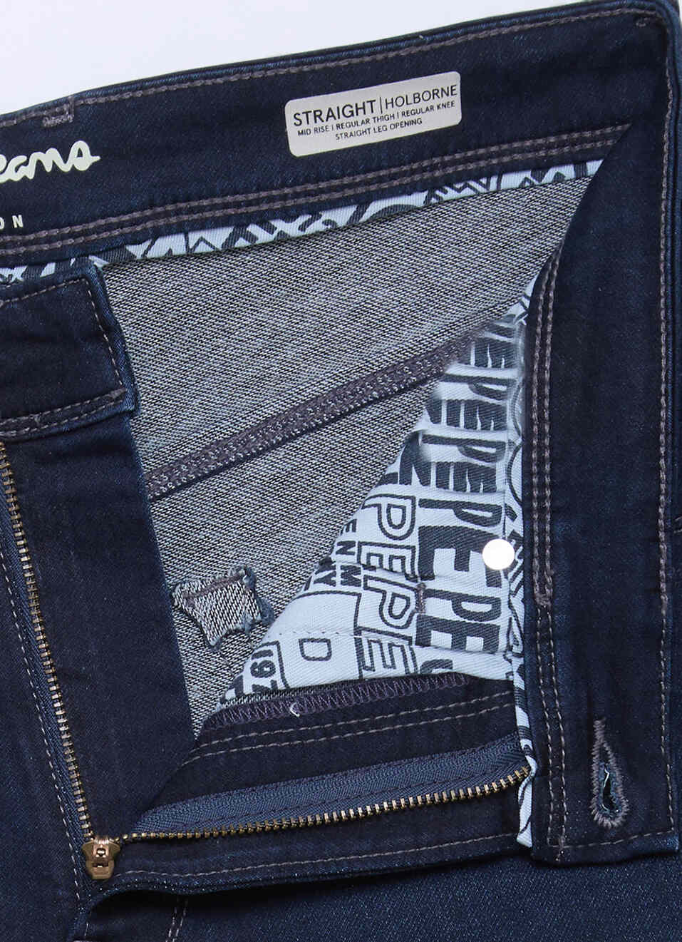 Men Blue Straight Fit Mid Rise Stretchable Jeans, , large image number 6