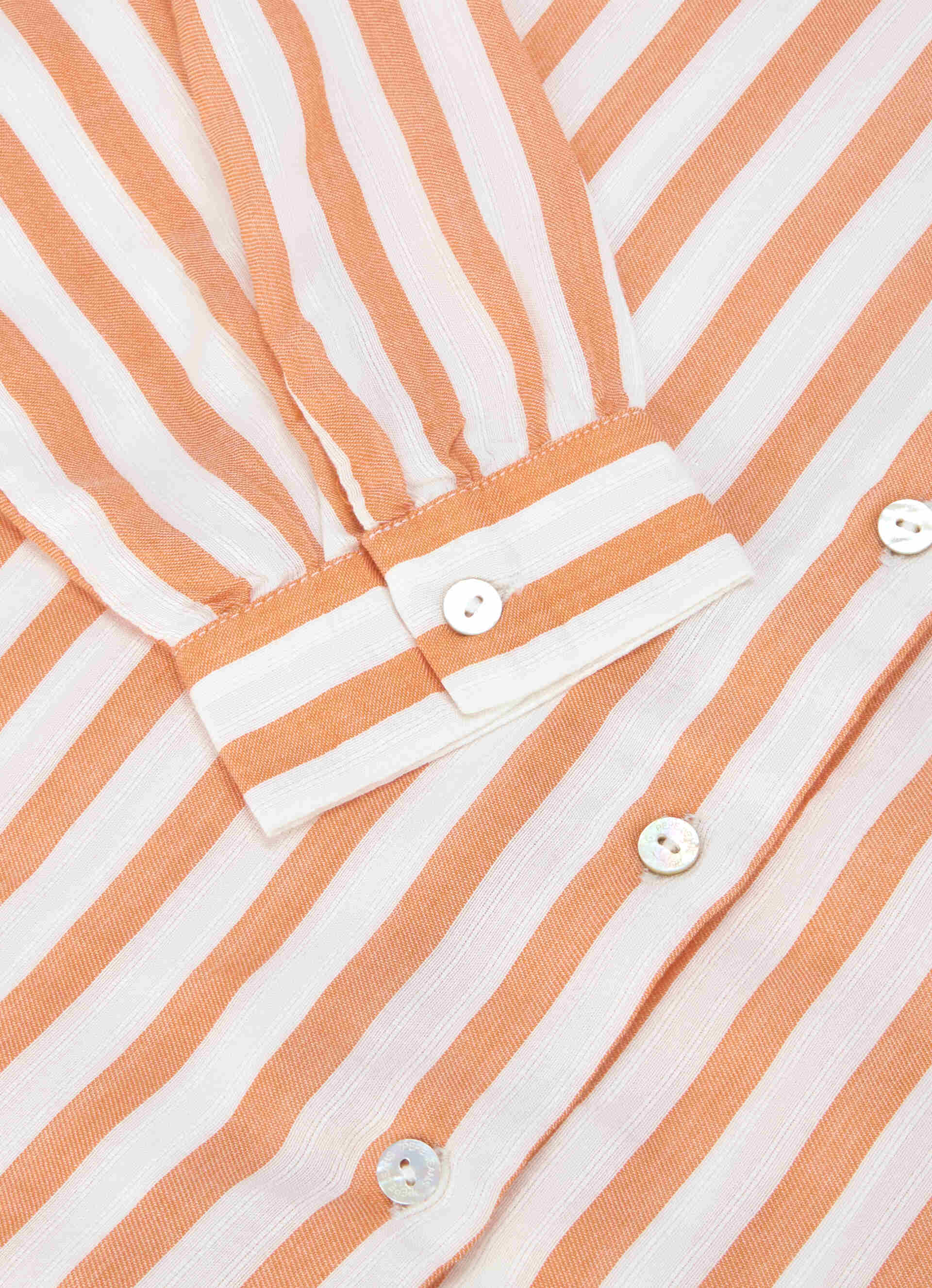 Women Orange Striped Regular Fit Shirt, , large image number 8