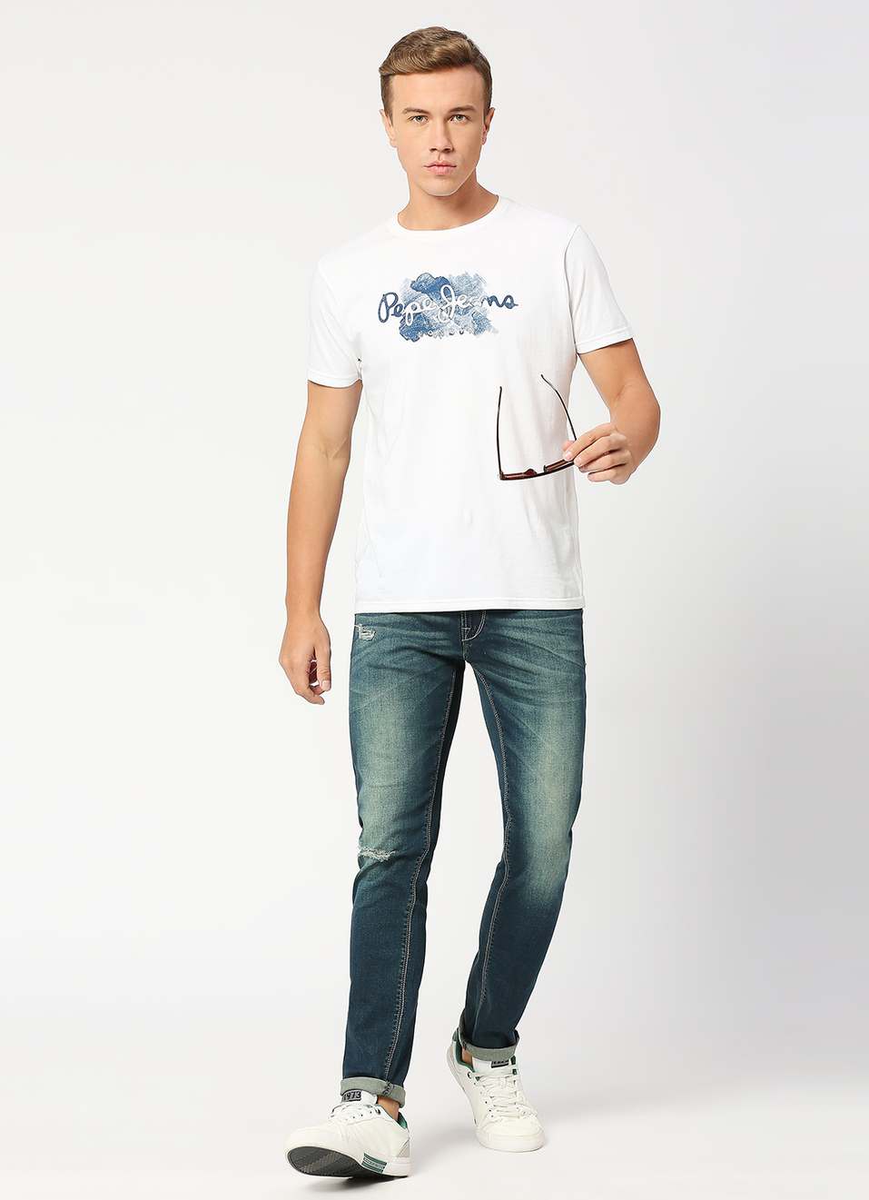 Tapered Vapour Tapered Fit Low Waist Jeans, , large image number 1