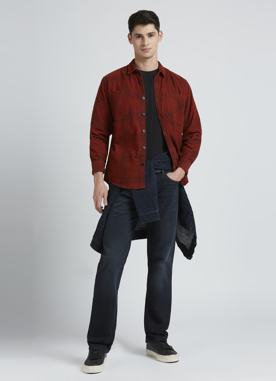 Red Check Full Sleeve Shirt, , large image number 5