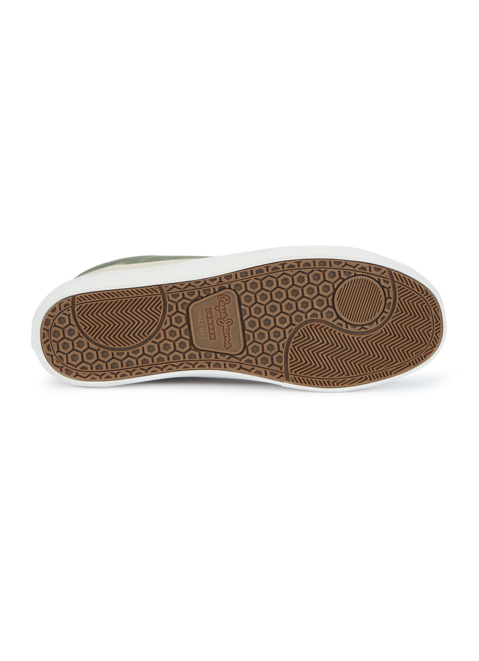 Men Green & Beige Colorblock Casual Sneakers, , large image number 6