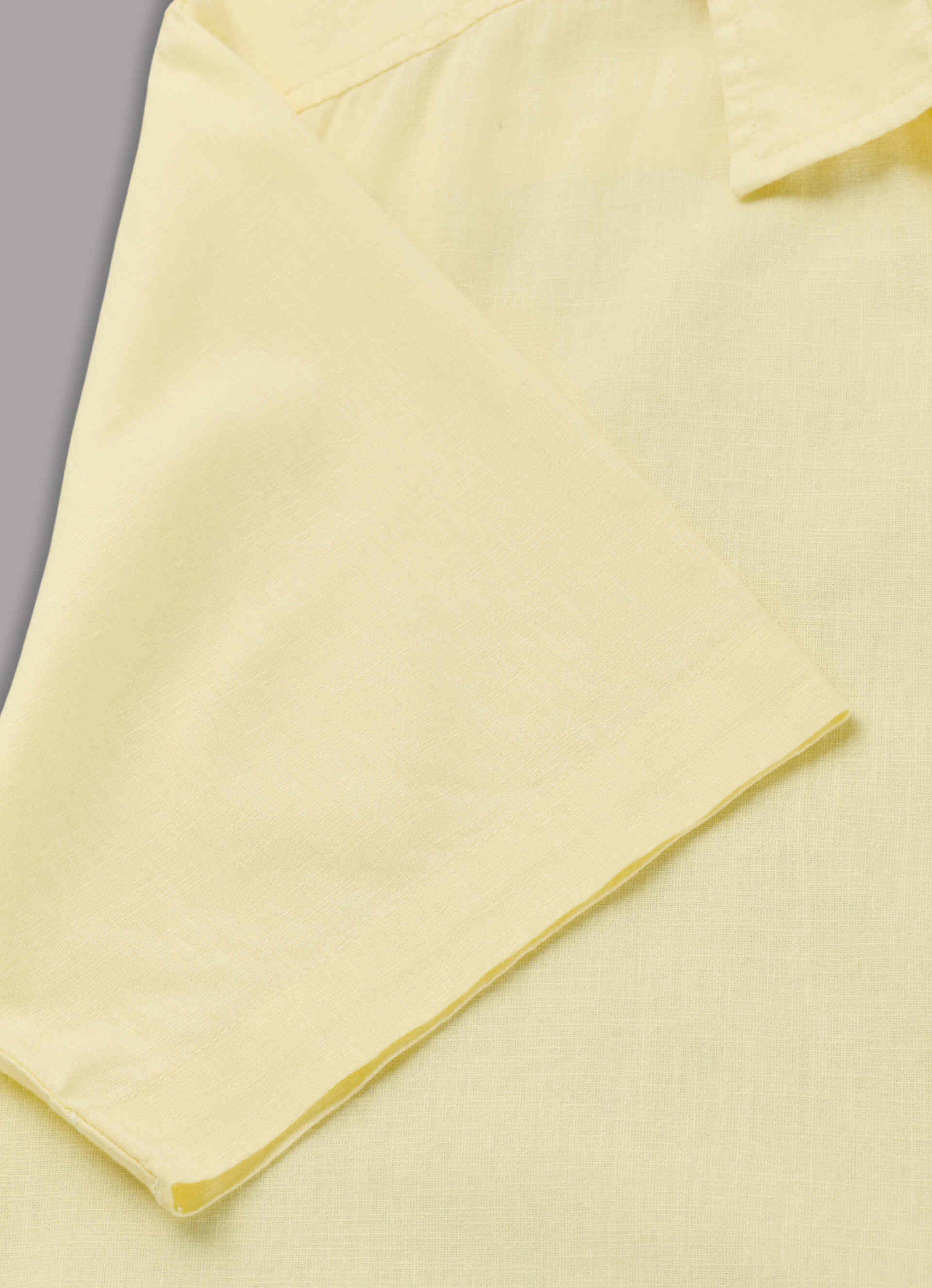 Men Yellow Solid Long Sleeve Shirt, , large image number 8