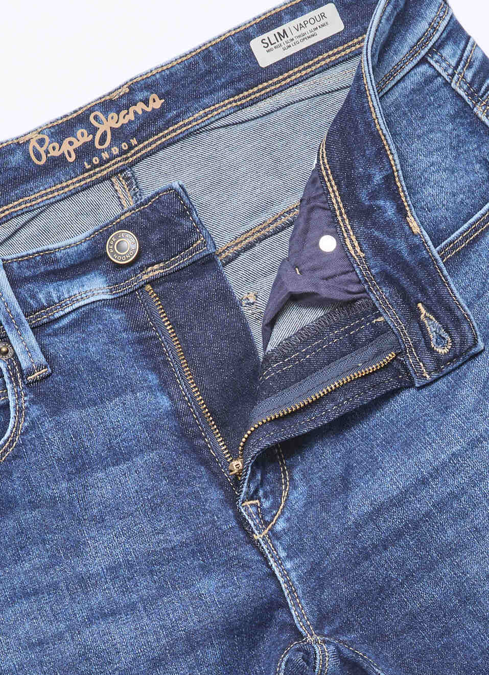 Men Blue Slim Fit Mid Rise Stretchable Jeans, , large image number 6
