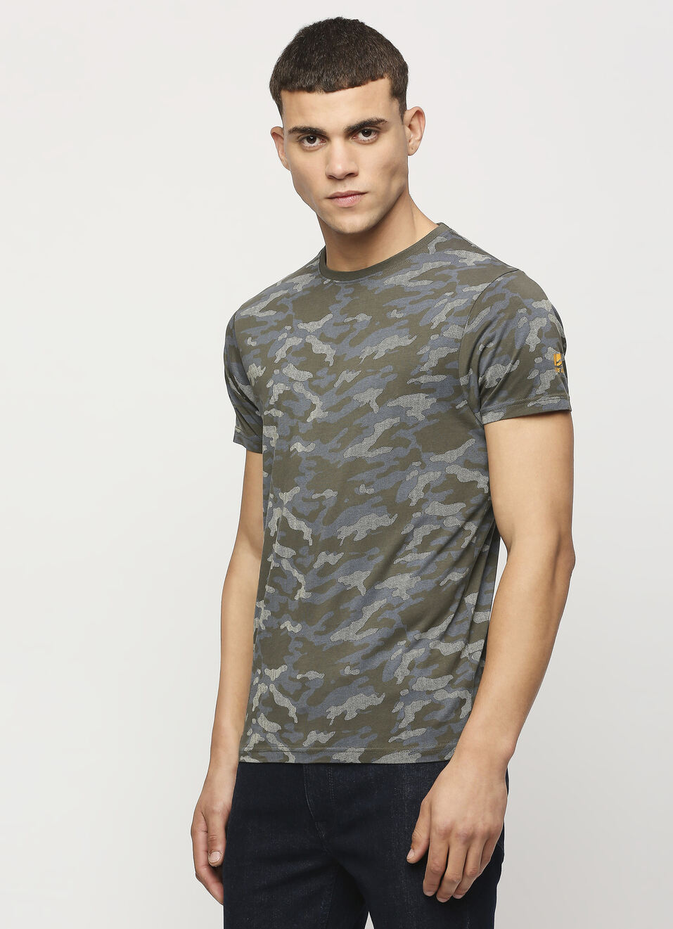Green All Over Printed Short Sleeve Tee, , large image number 3