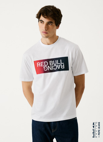 Red Bull Racing X Pepe Jeans Ombre Logo Relaxed Tee