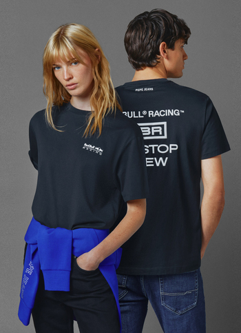 Red Bull Racing X Pepe Jeans Unisex Pit Stop Crew Tee