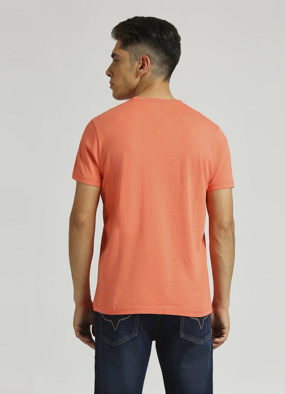 Orange Graphic Printed Short Sleeve T-shirt, , large image number 1