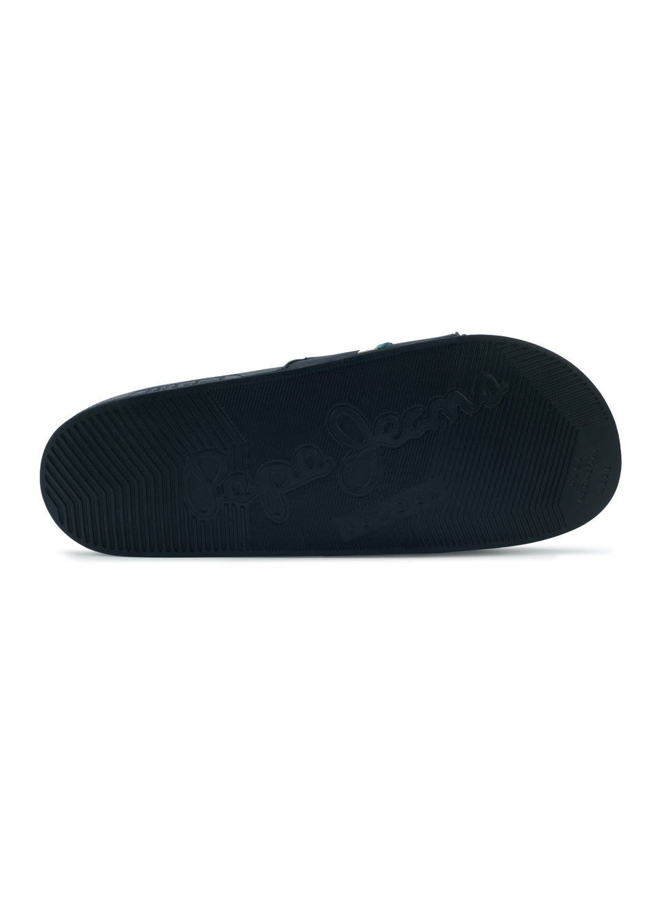 Men Black Colorblock Slip-on Slides, , large image number 6