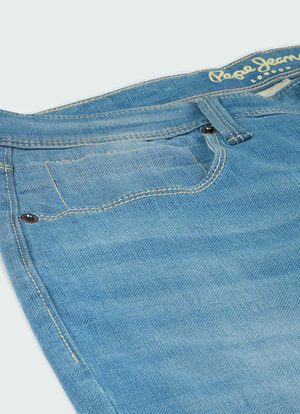 Men Blue Straight Fit Stretchable Jeans, , large image number 5