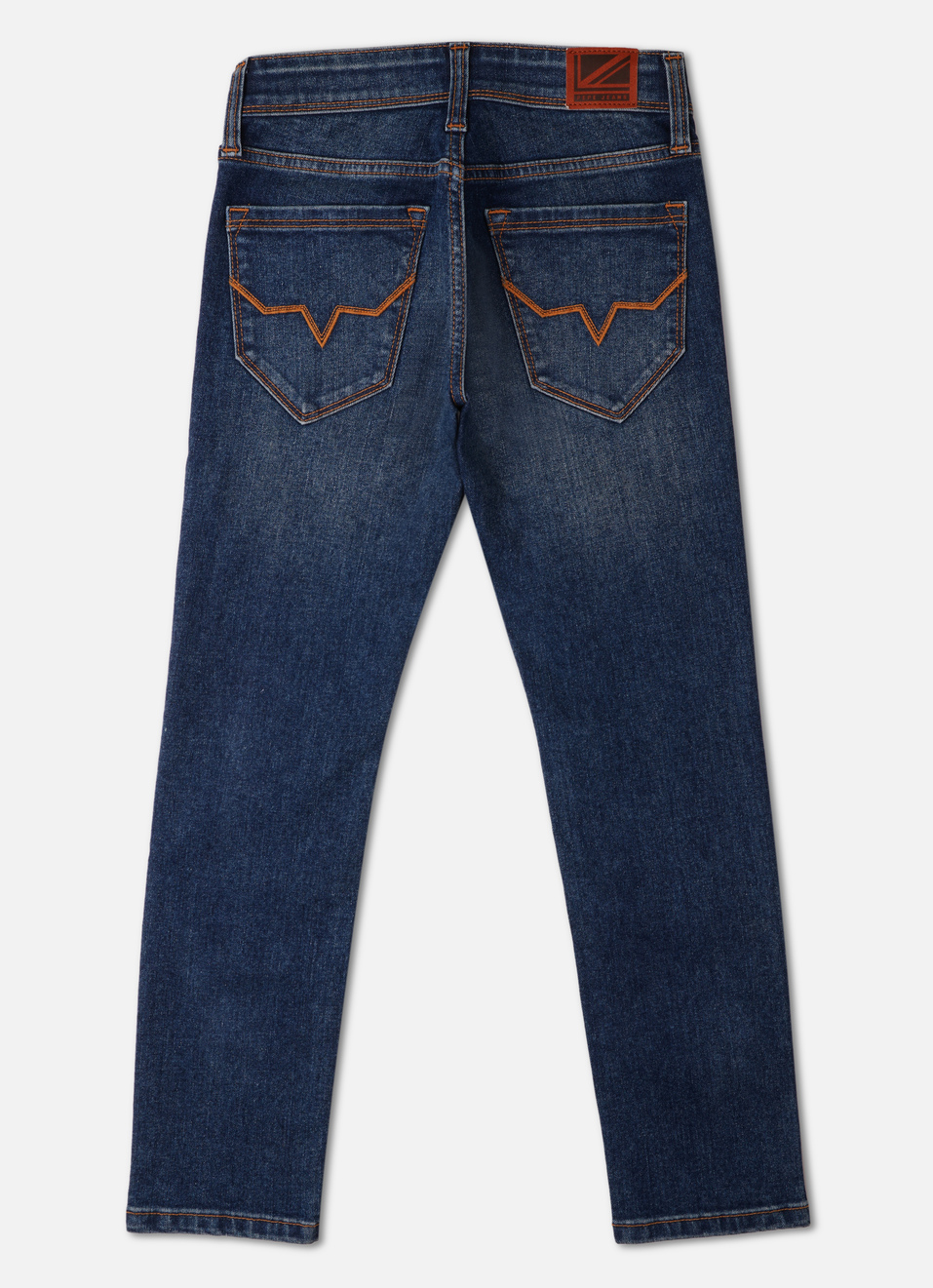 Boys Blue Mid Rise Slim Fit Jeans, , large image number 1