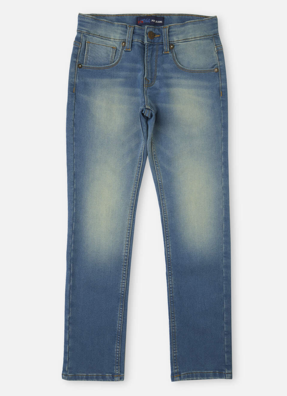 Boys Cash Mid Rise Gymindigo Jeans, , large image number 0