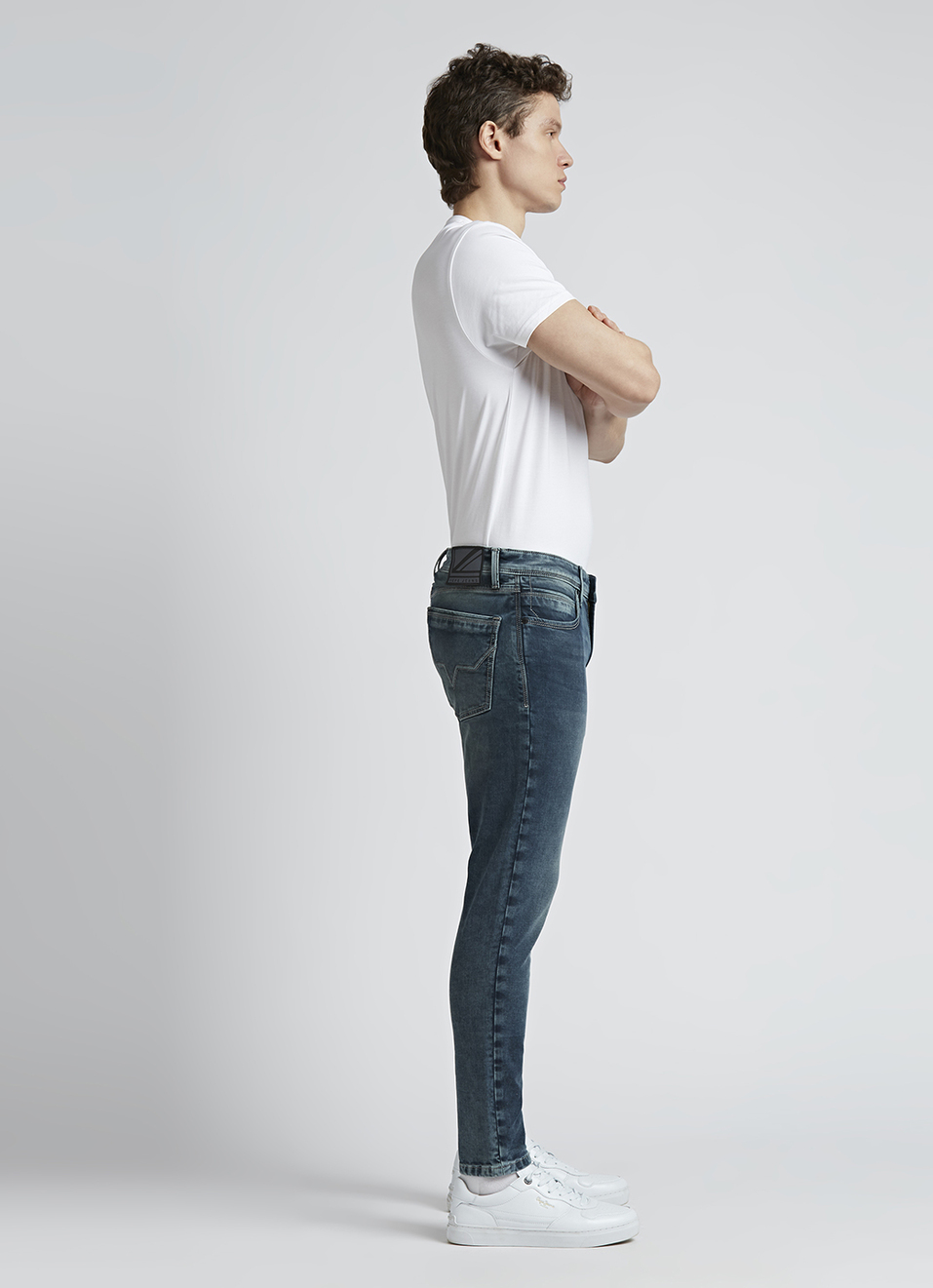 Oliver Blue Mid Rise Gymindigo Ankle Jeans, , large image number 5