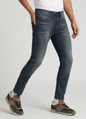 Chinox Dark Blue Mid Rise Ankle Jeans