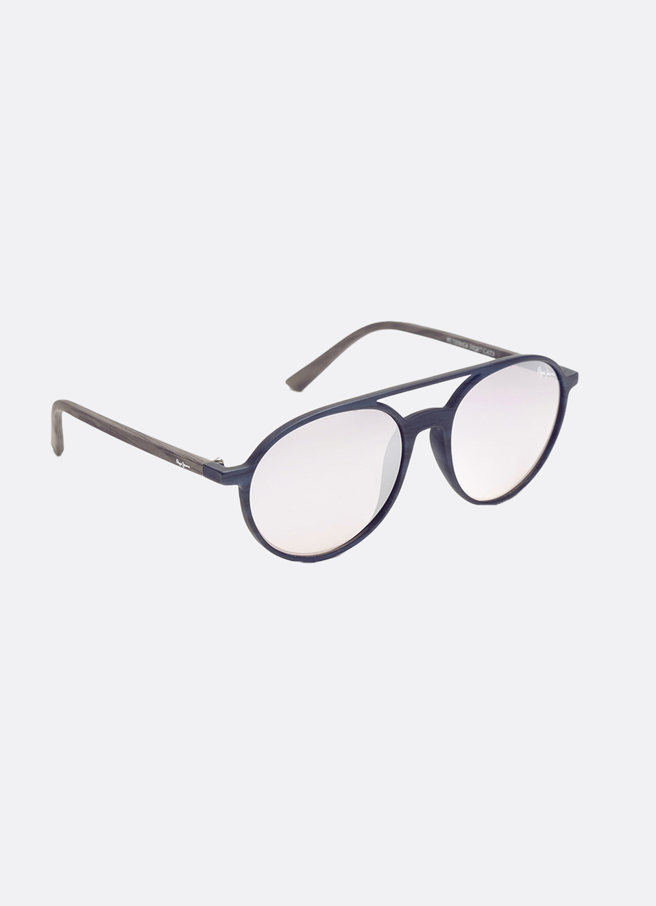 Blue Print Line Round Full Rim Sunglasses, , large image number 1