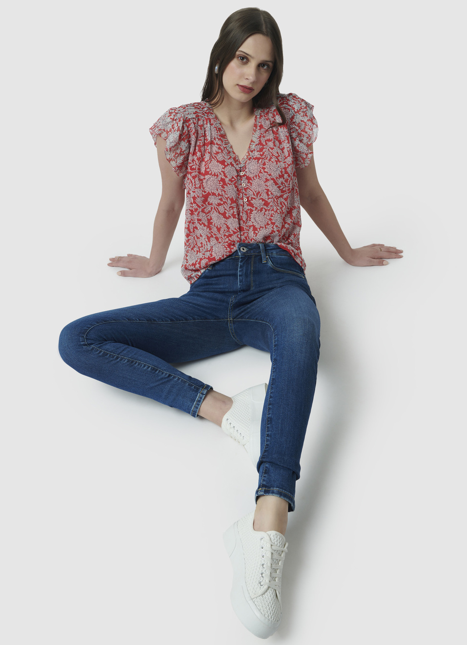 PALESA V NECK TOP, , large image number 5