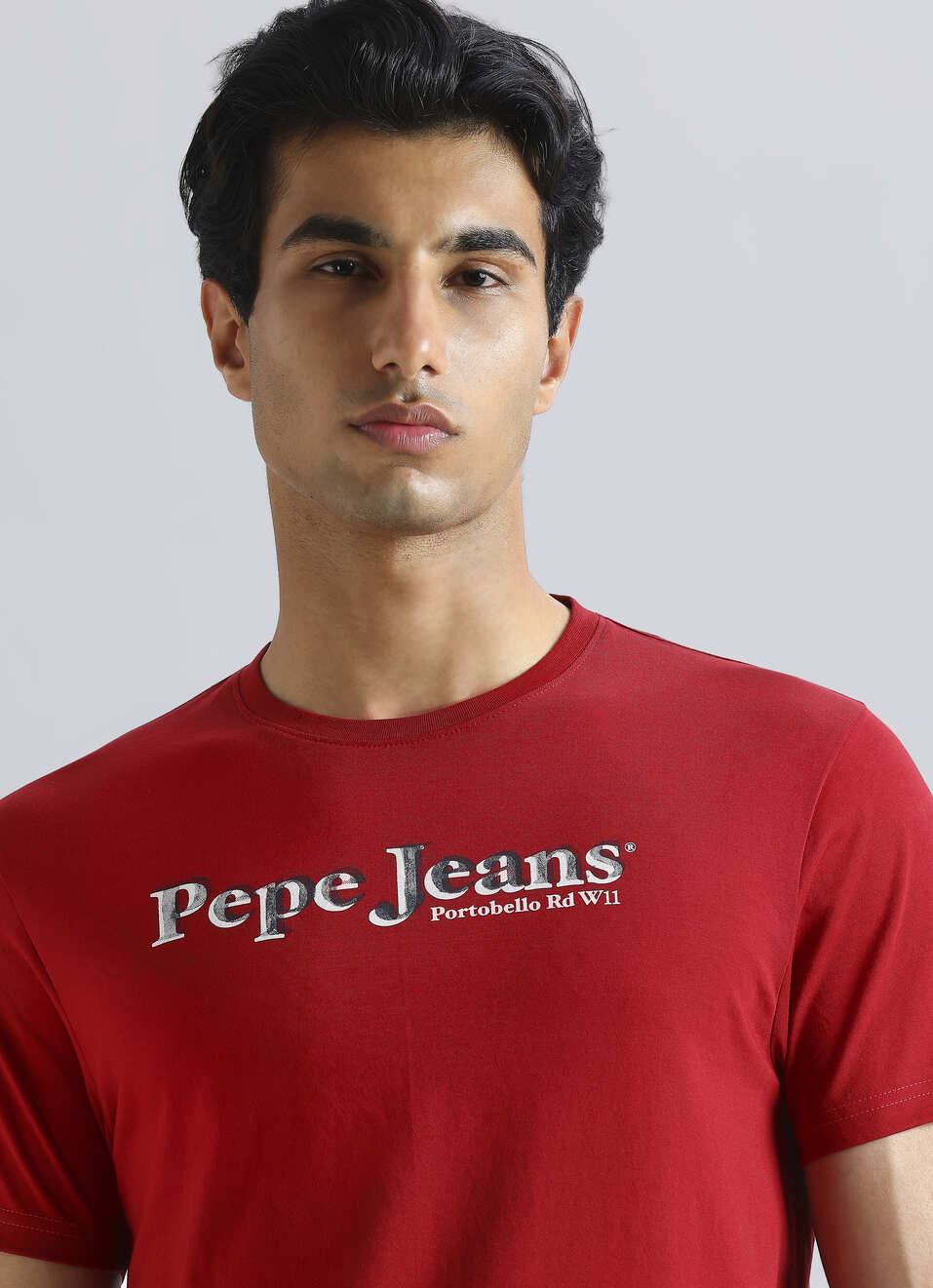 Red Graphic Print Short Sleeve T-shirt, , large image number 4