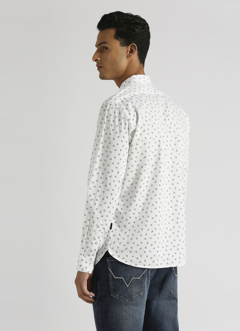 White All Over Print Premium Long Sleeve Shirt, , large image number 2