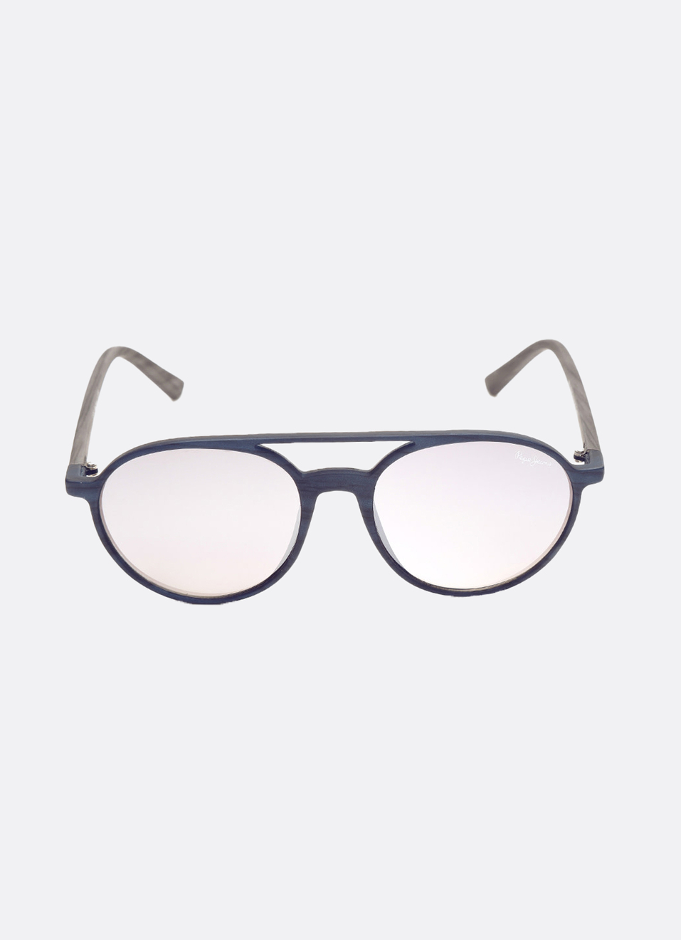 Blue Print Line Round Full Rim Sunglasses, , large image number 0