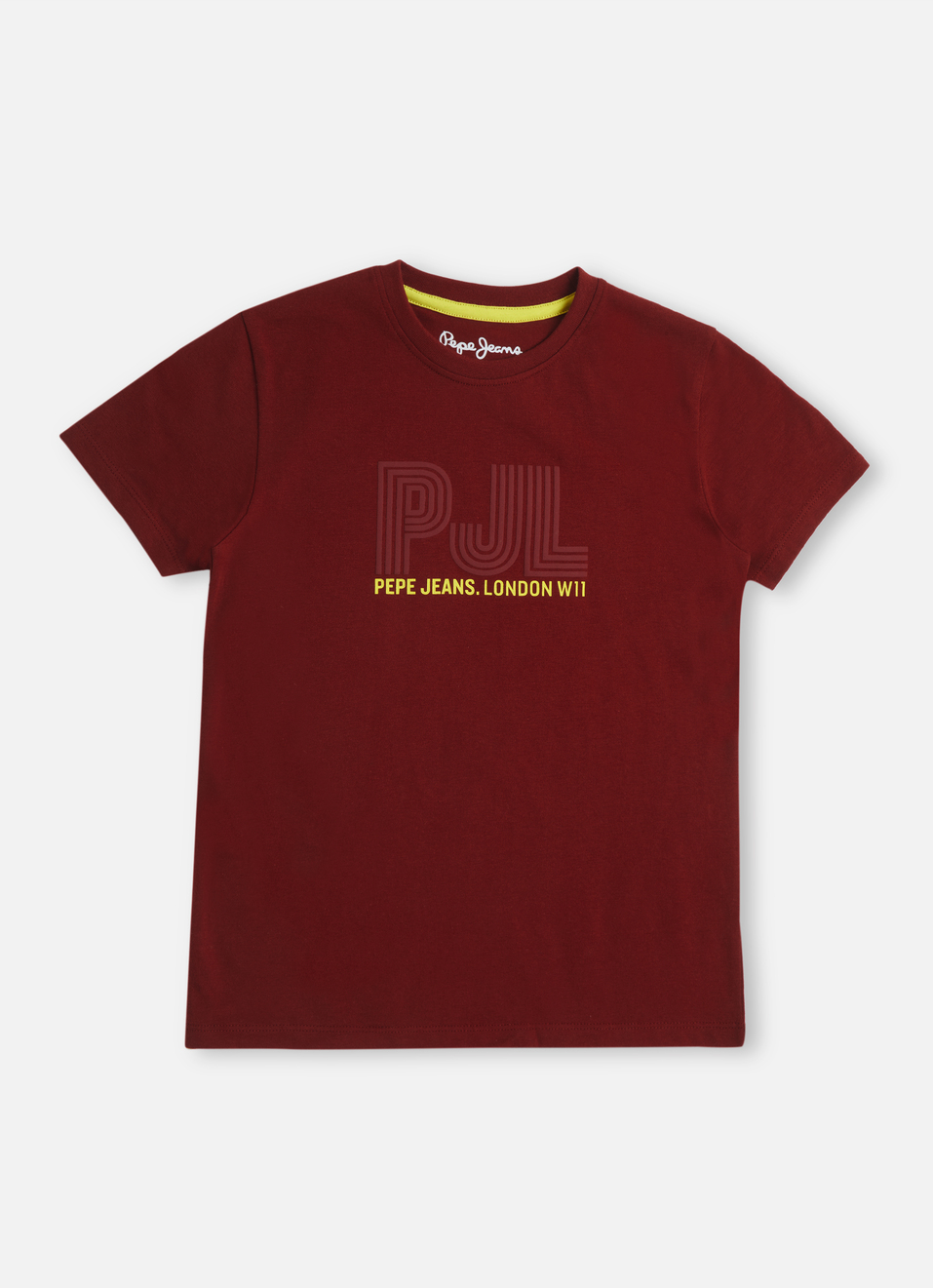 Boys Yellow Printed Short Sleeve T-shirt, , large image number 0
