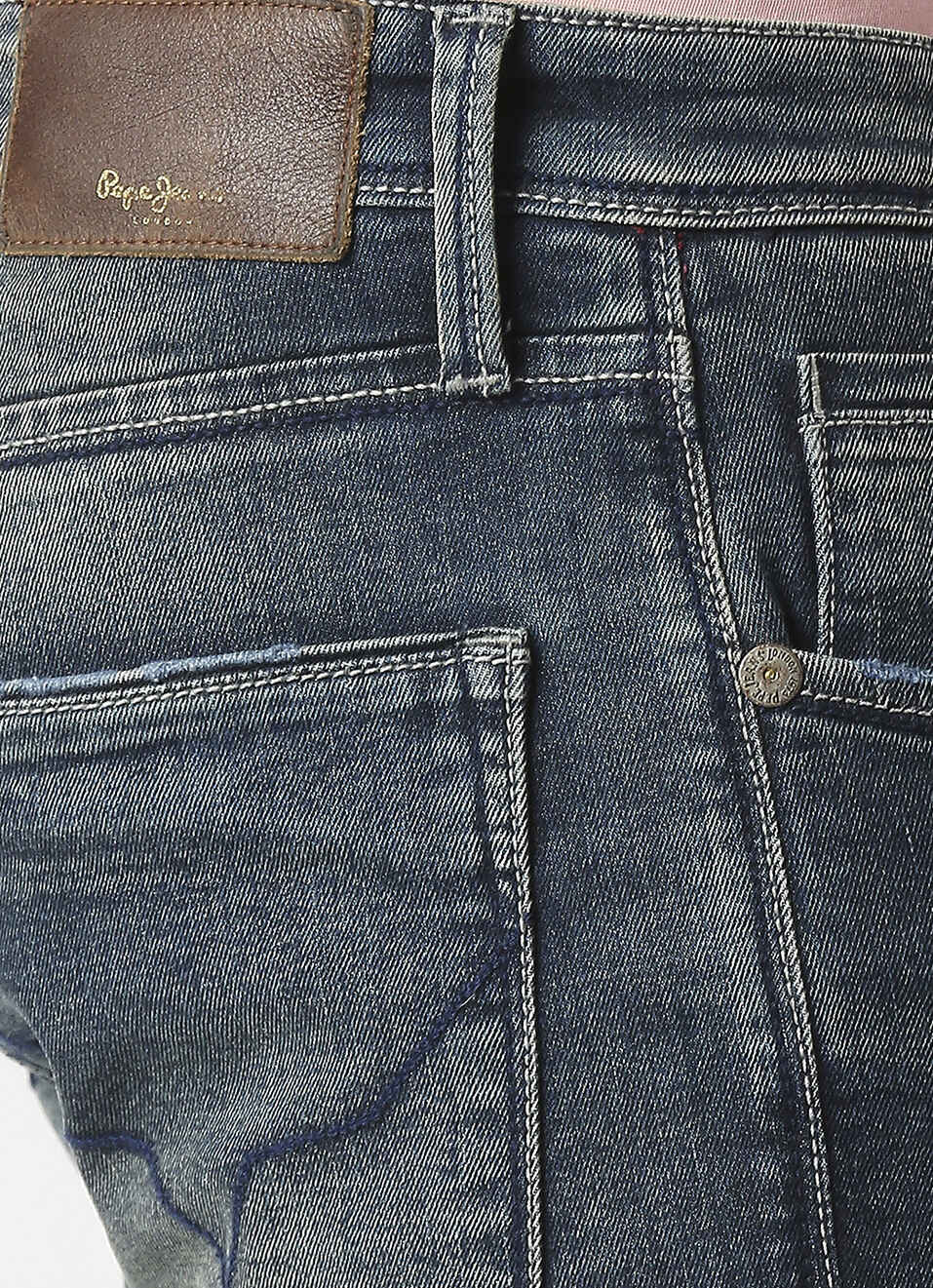 Vapour Slim Fit Mid Waist Jeans, , large image number 4