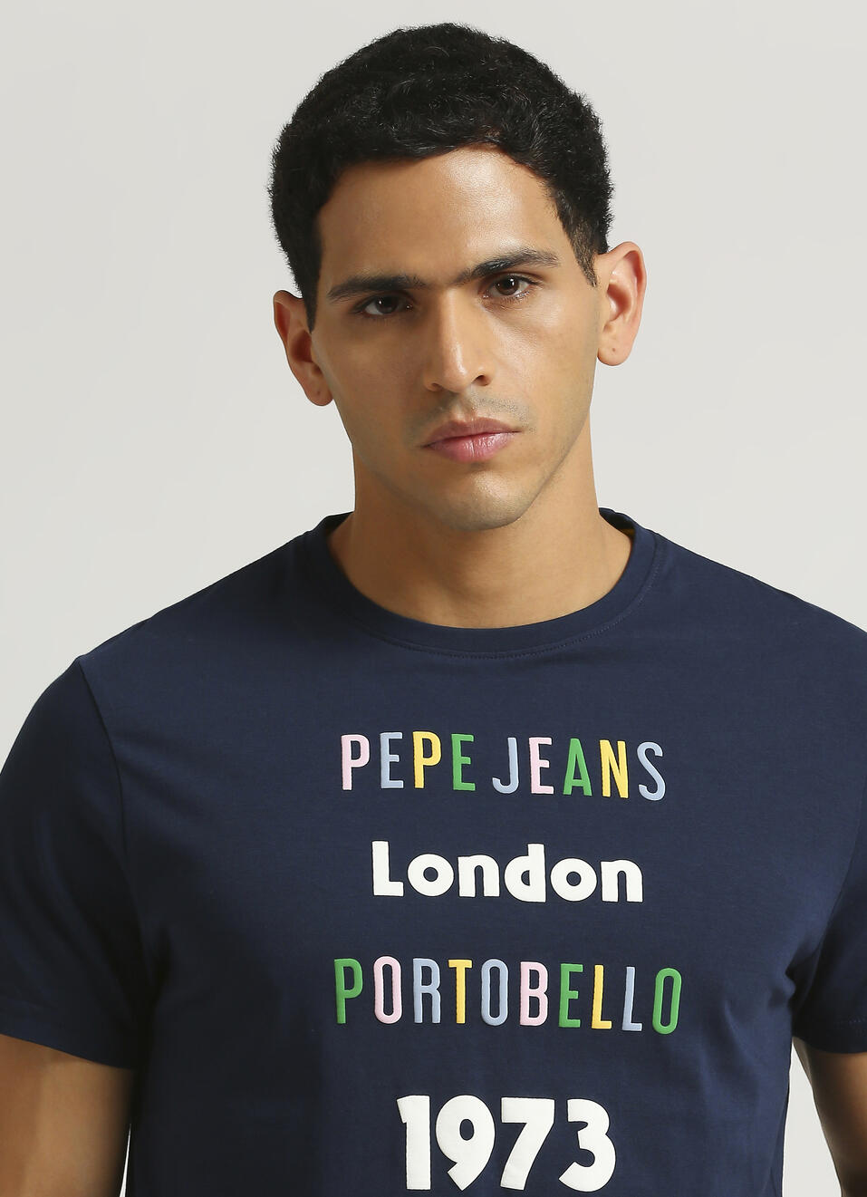 Navy Brand Detail Puff Graphic Print Short Sleeve T-shirt, , large image number 4