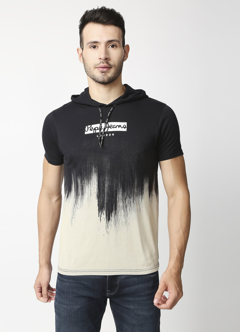 Firebrat Ombre Hooded Tee, , large image number 1