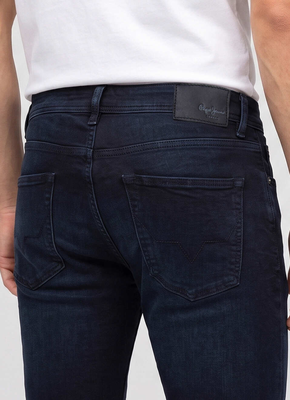 Men Black Stretchable Jeans, , large image number 5