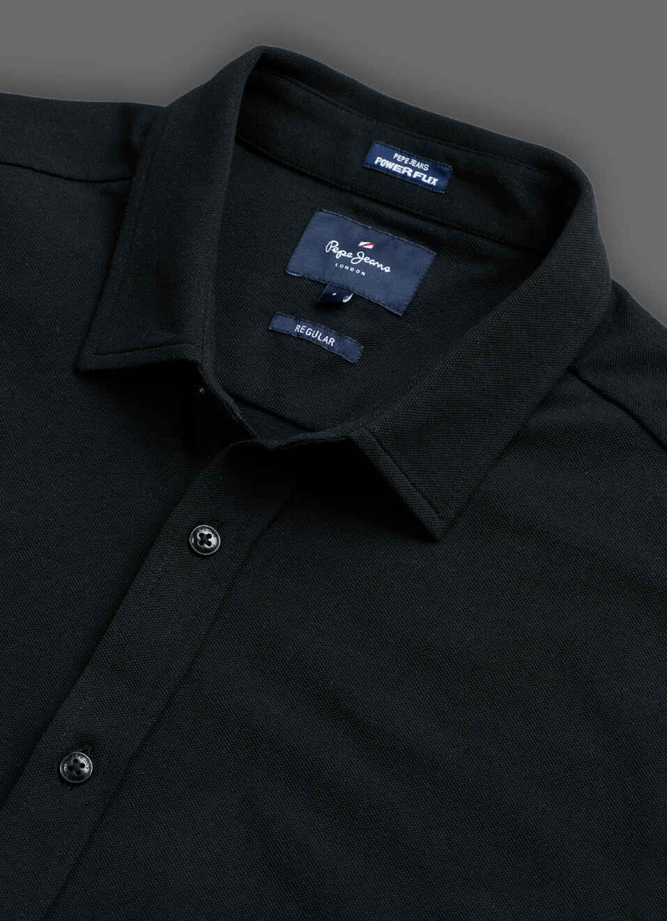 Men Black Solid Shirt, , large image number 3