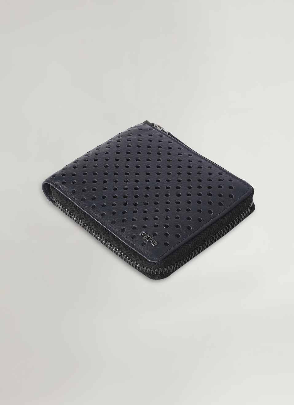 Blue Embossed Wallet, , large image number 0