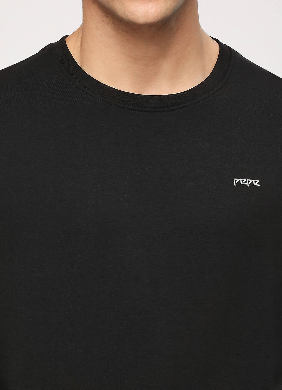 Black Long Sleeve Stretch Sweatshirt, , large image number 4