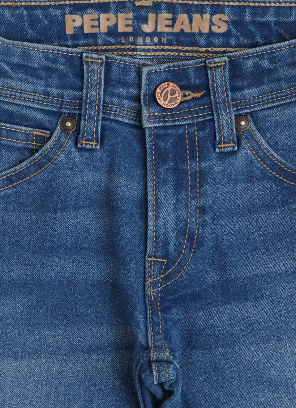 Cashed Mid Waist Slim Fit Denim, , large image number 3