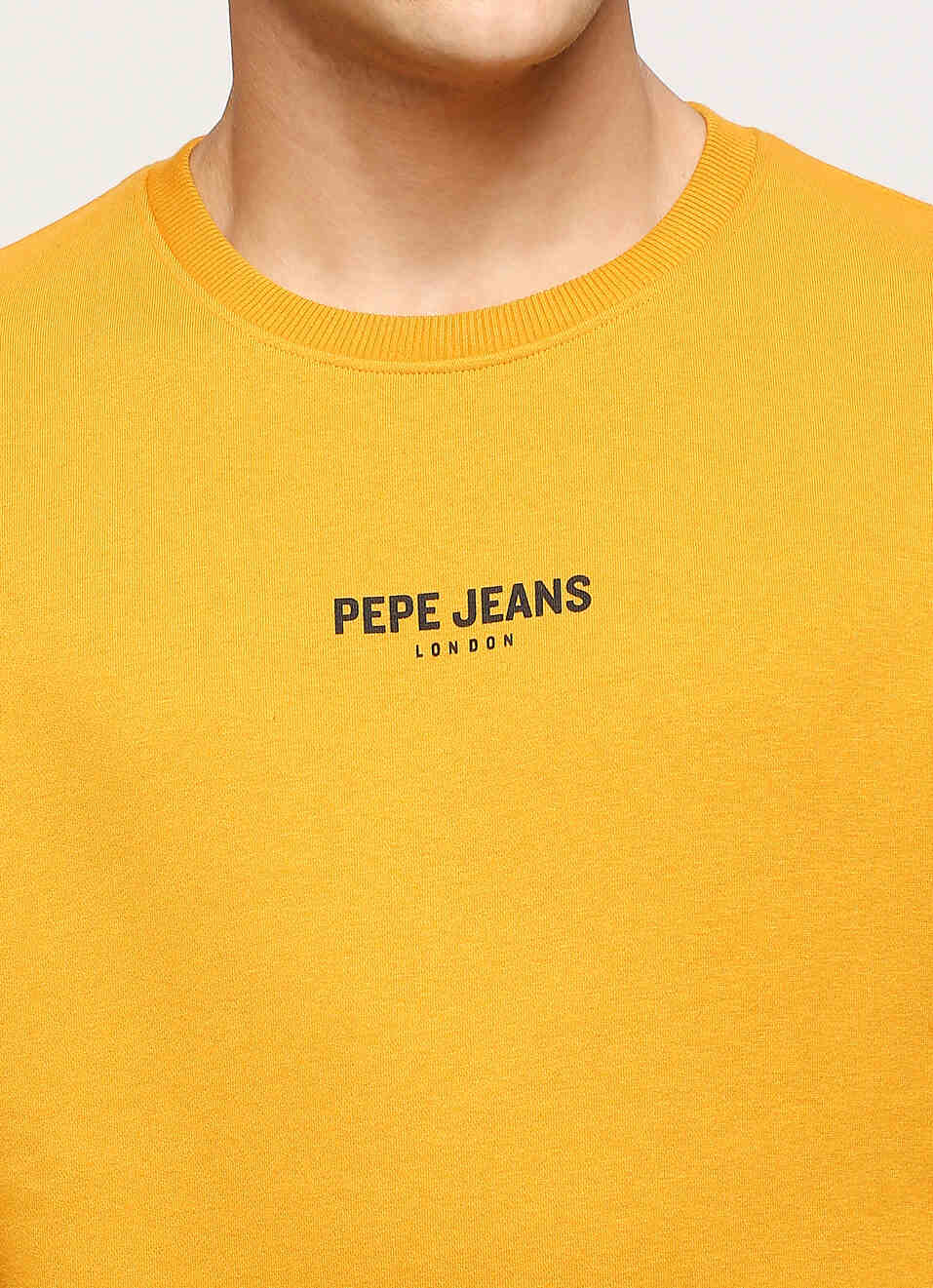 Yellow Printed Sweatshirt, , large image number 4
