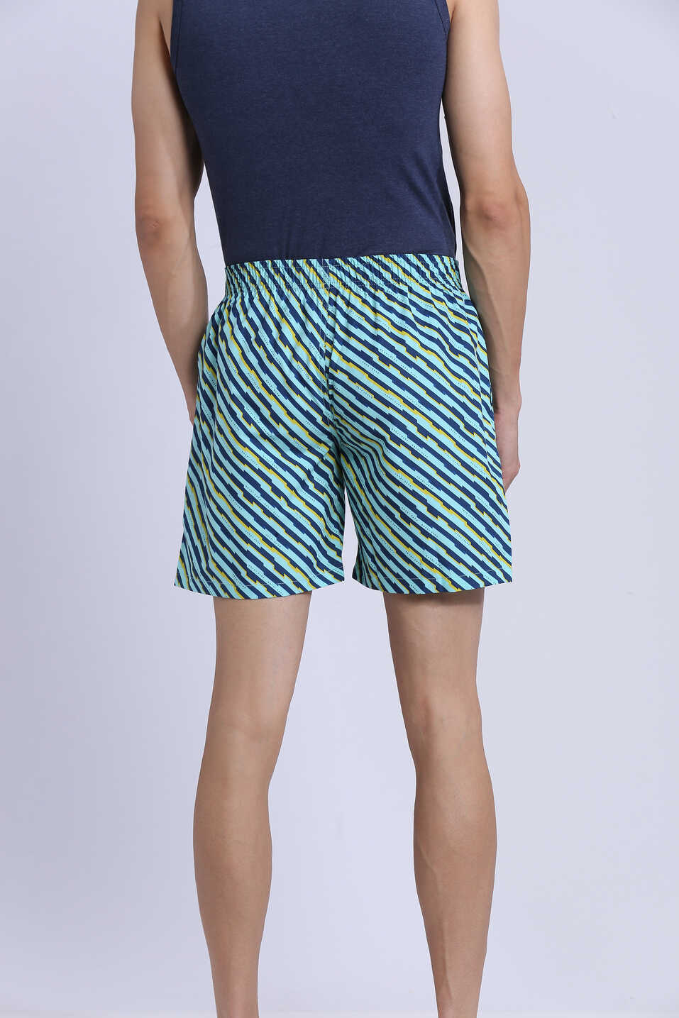 Blue Printed Boxers, , large image number 2
