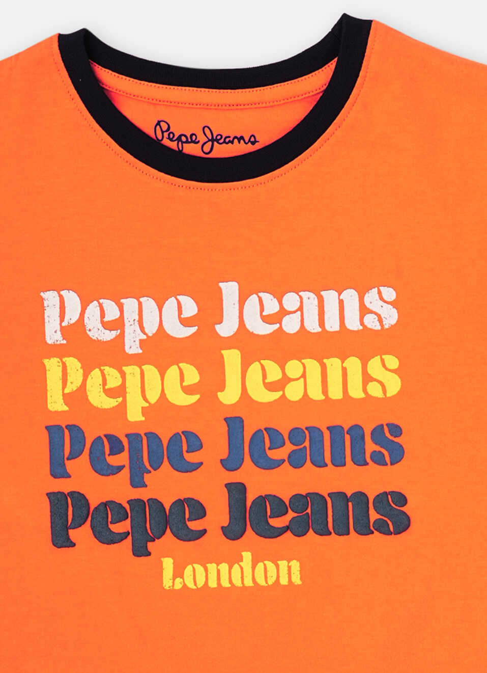Boys Yellow Printed Short Sleeve T-shirt, , large image number 2