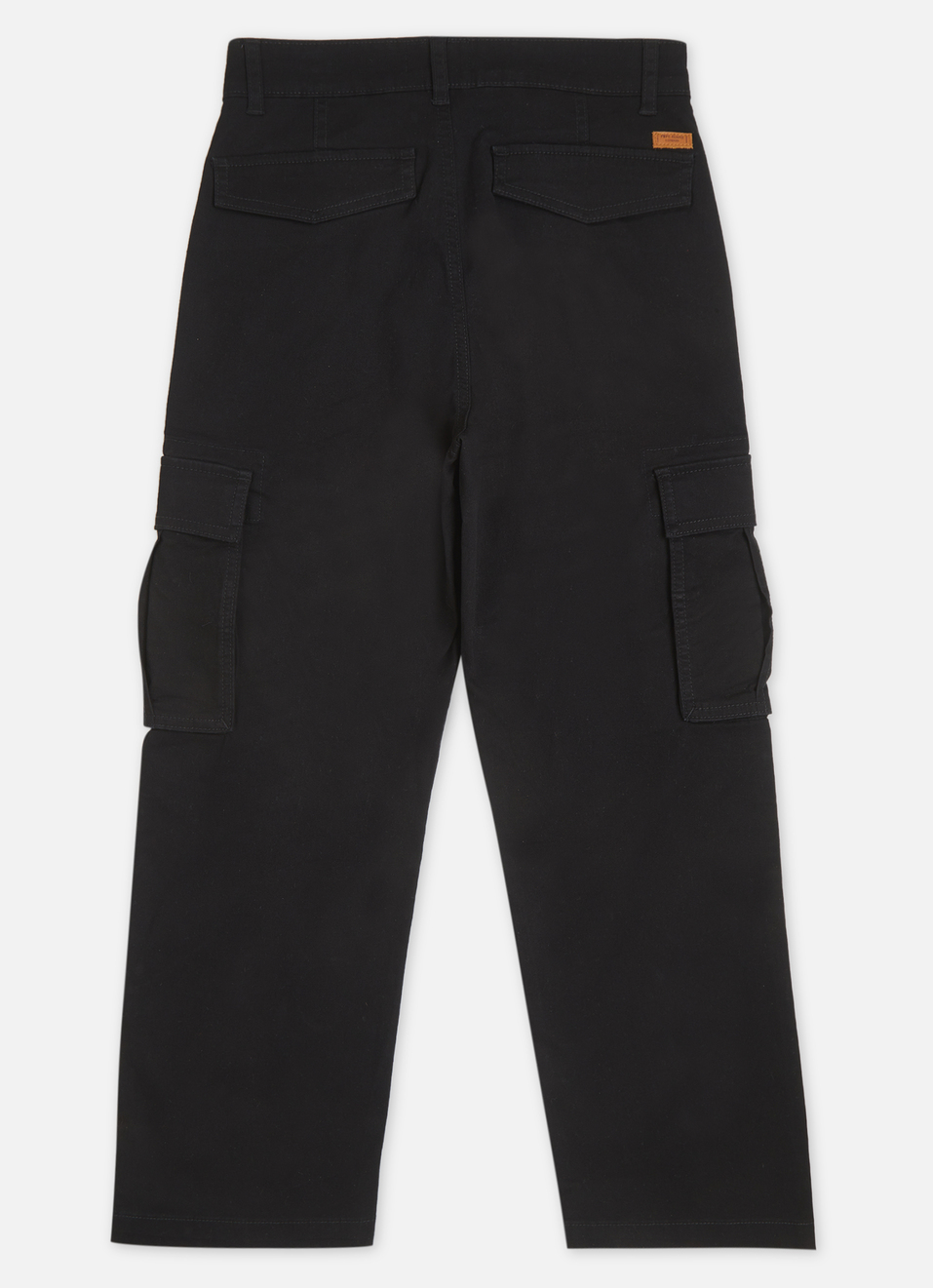 Boys Black Lightweight Cargo, , large image number 1
