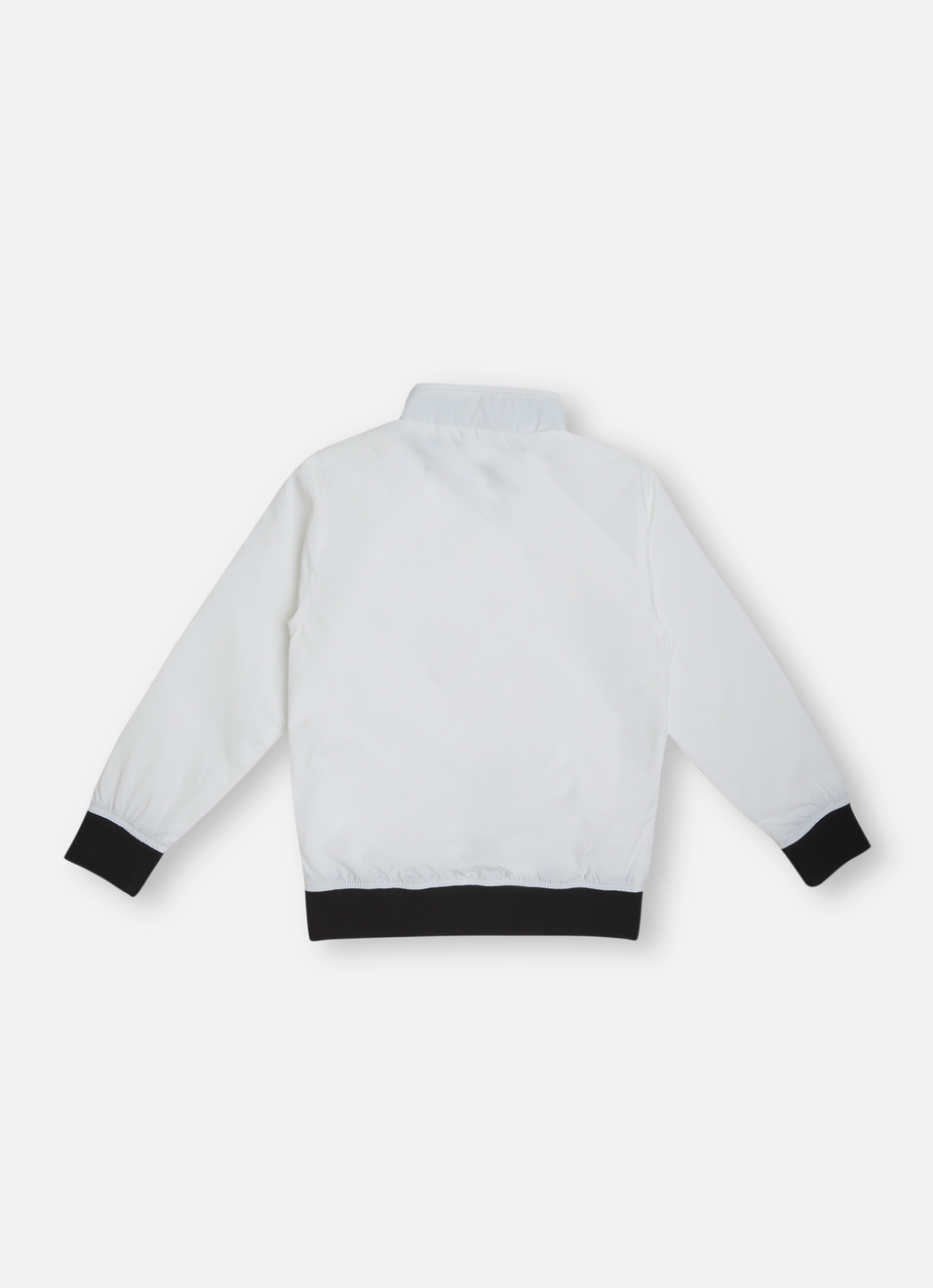 Boys White Full Sleeve Lightweight Jacket, , large image number 1