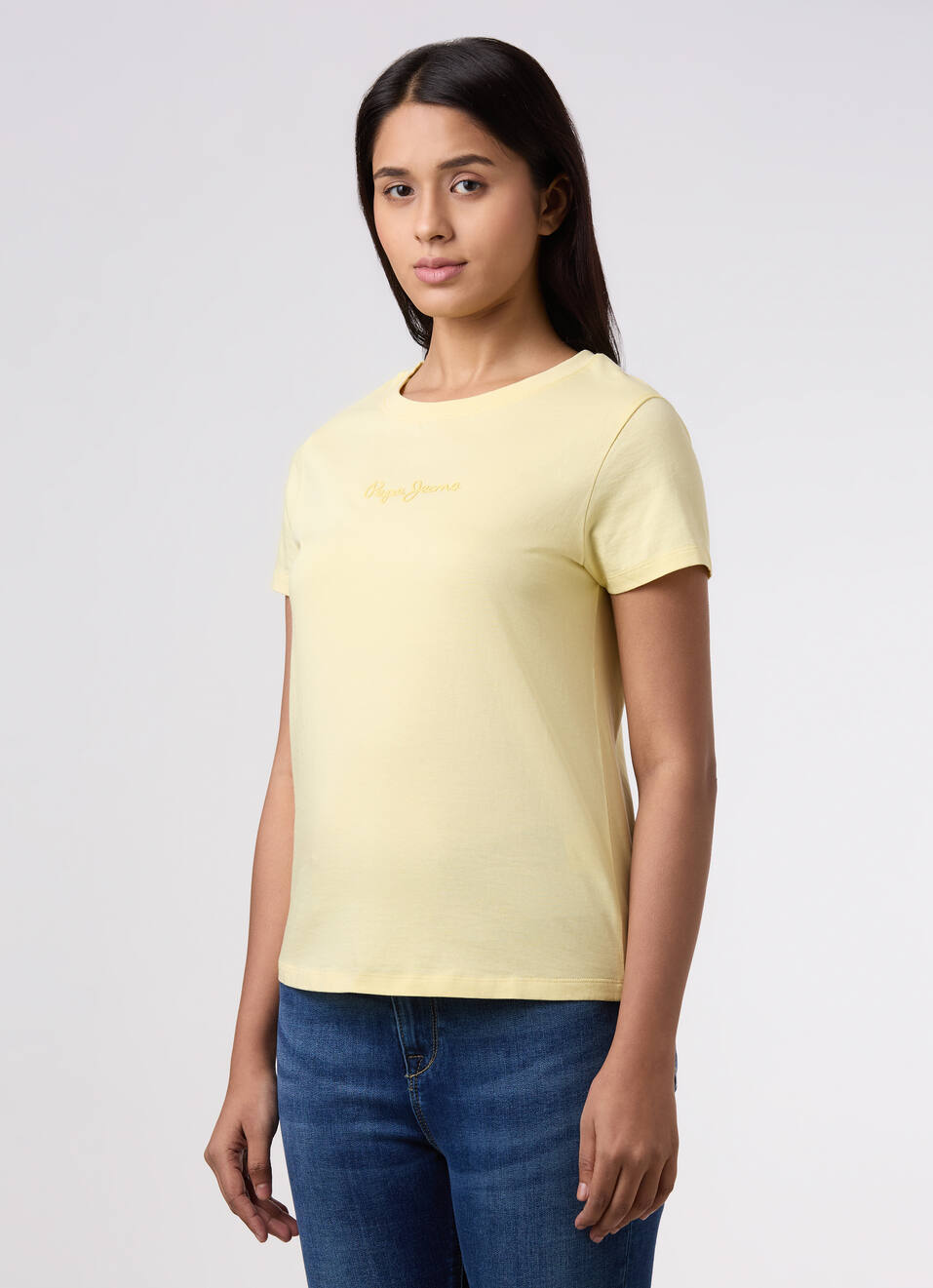 Women Yellow Graphic Print T-shirt, , large image number 3