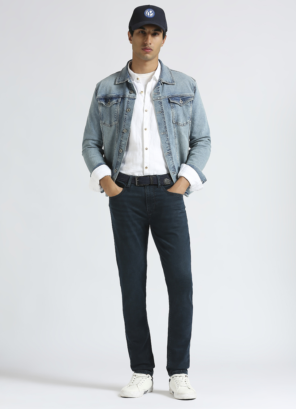Chinox Blue Mid Waist Gymindigo Jeans, , large image number 1