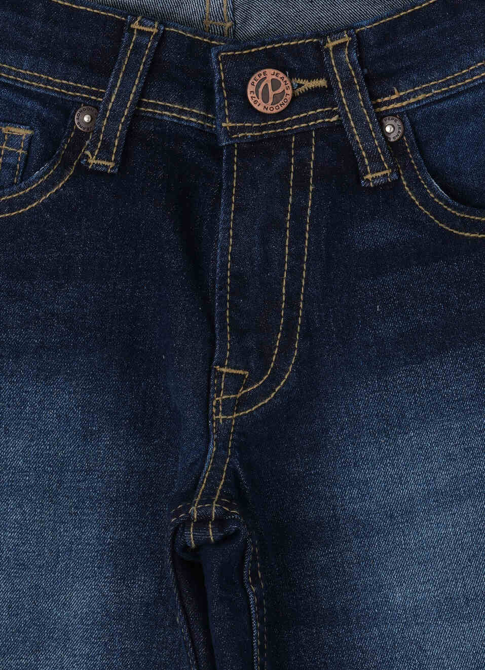 Cashed Mid Waist Slim Fit Denim, , large image number 3