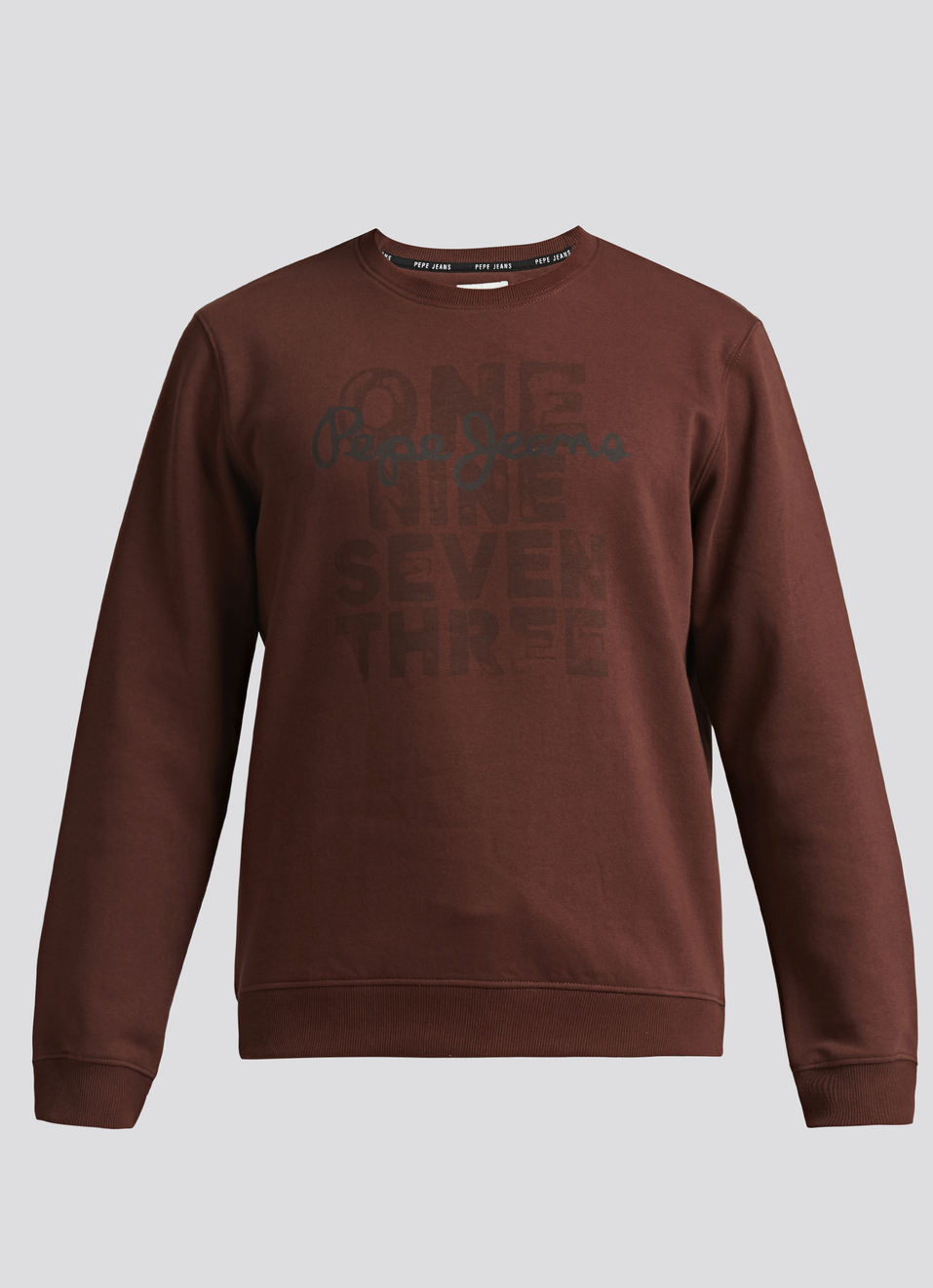 Brown Graphic Print Full Sleeve Sweatshirt, , large image number 6