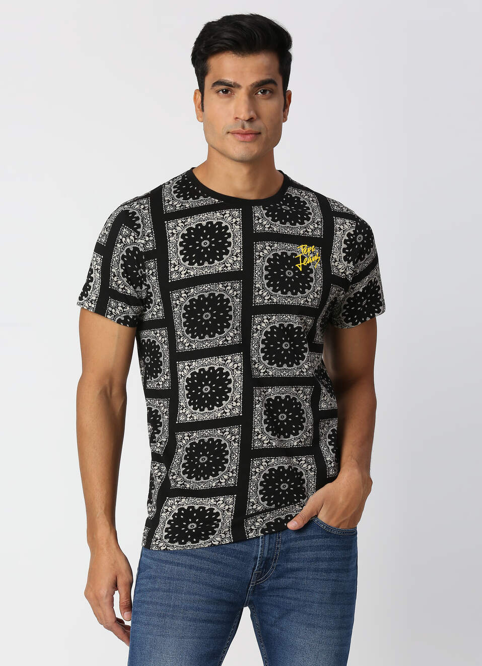 FINN SR all over Bandana printed tee, , large image number 1